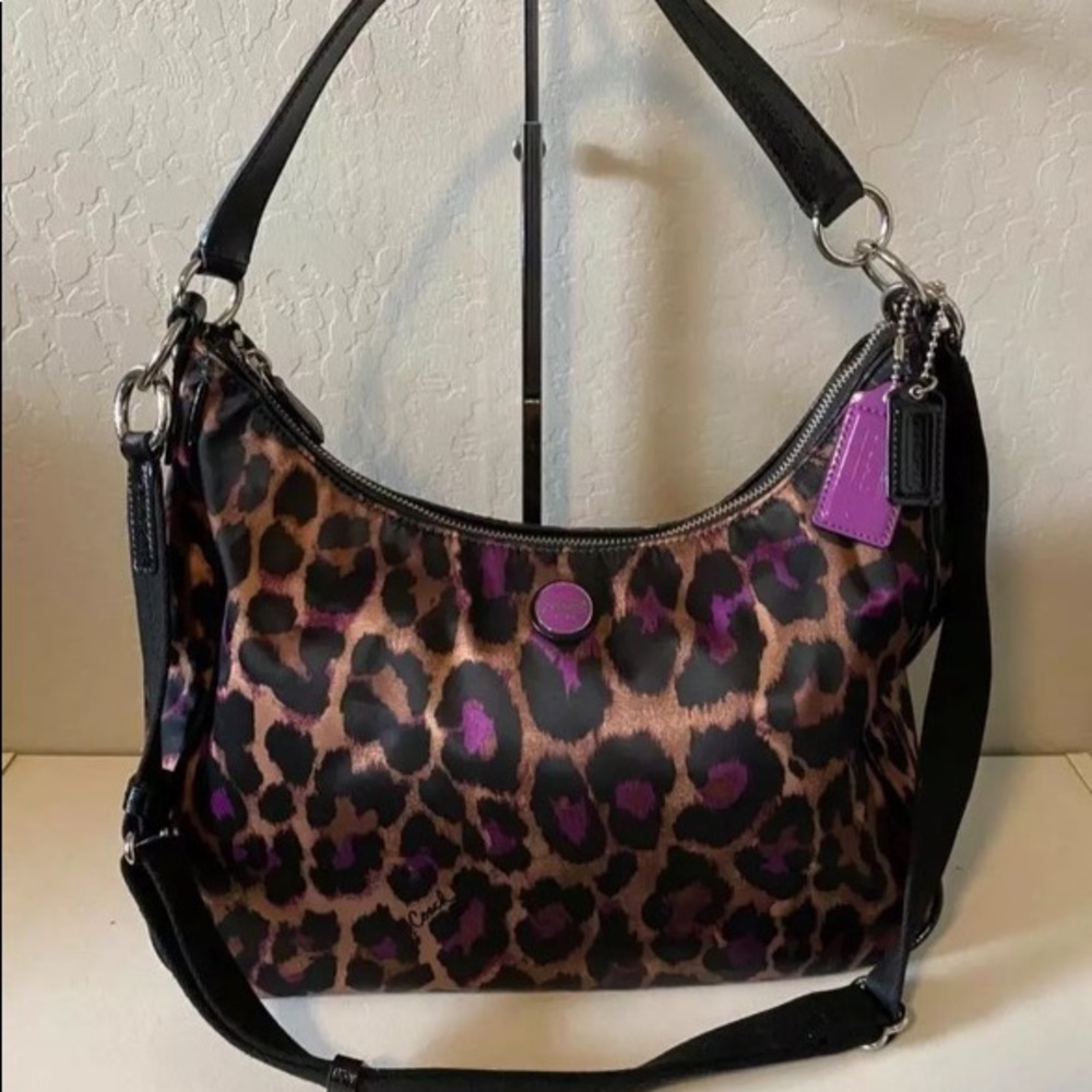 *Rare* Coach Cheetah Print Crossbody/ Mini Hobo